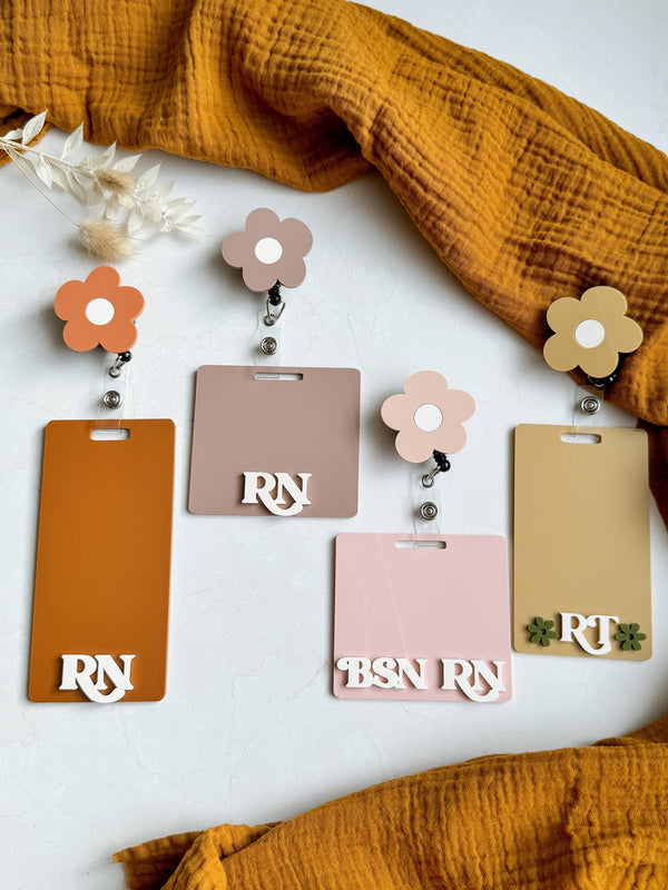 Personalized Nurse Badge Reel & Badge Buddy Set