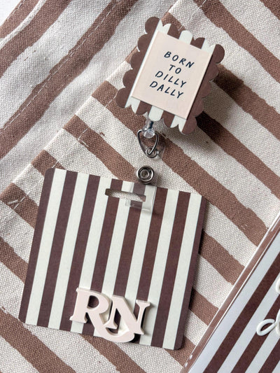 Personalized Nurse Badge Reel & Badge Buddy Set