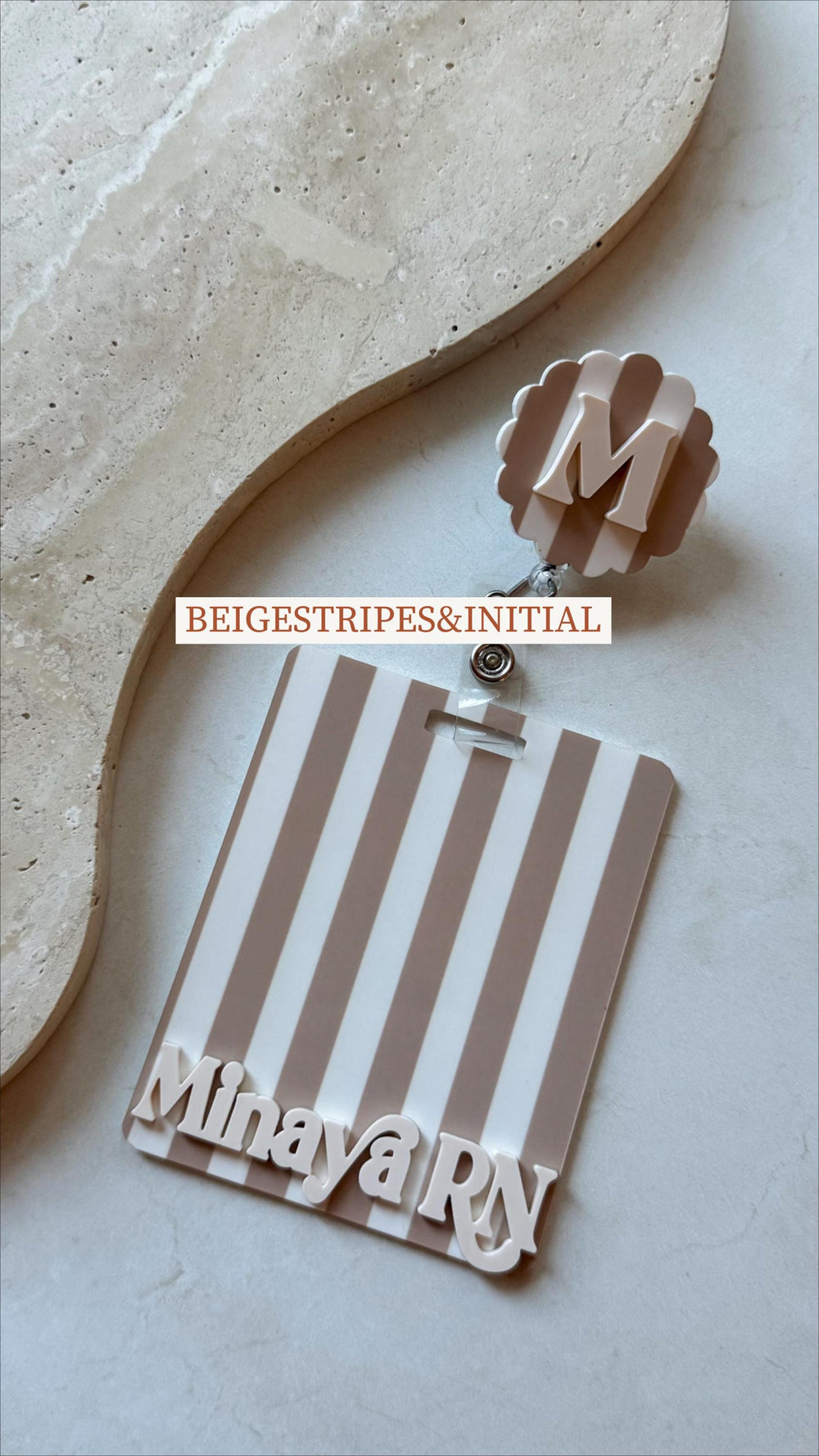 Scalloped Gingham Badge Set – Personalized by Monochromaticfinds