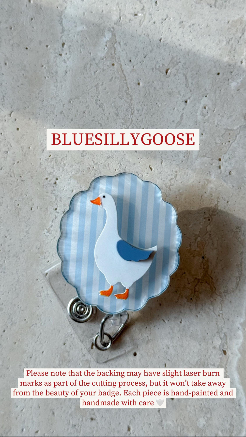 Scalloped Coquette Bow Badge Reel by Monochromaticfinds