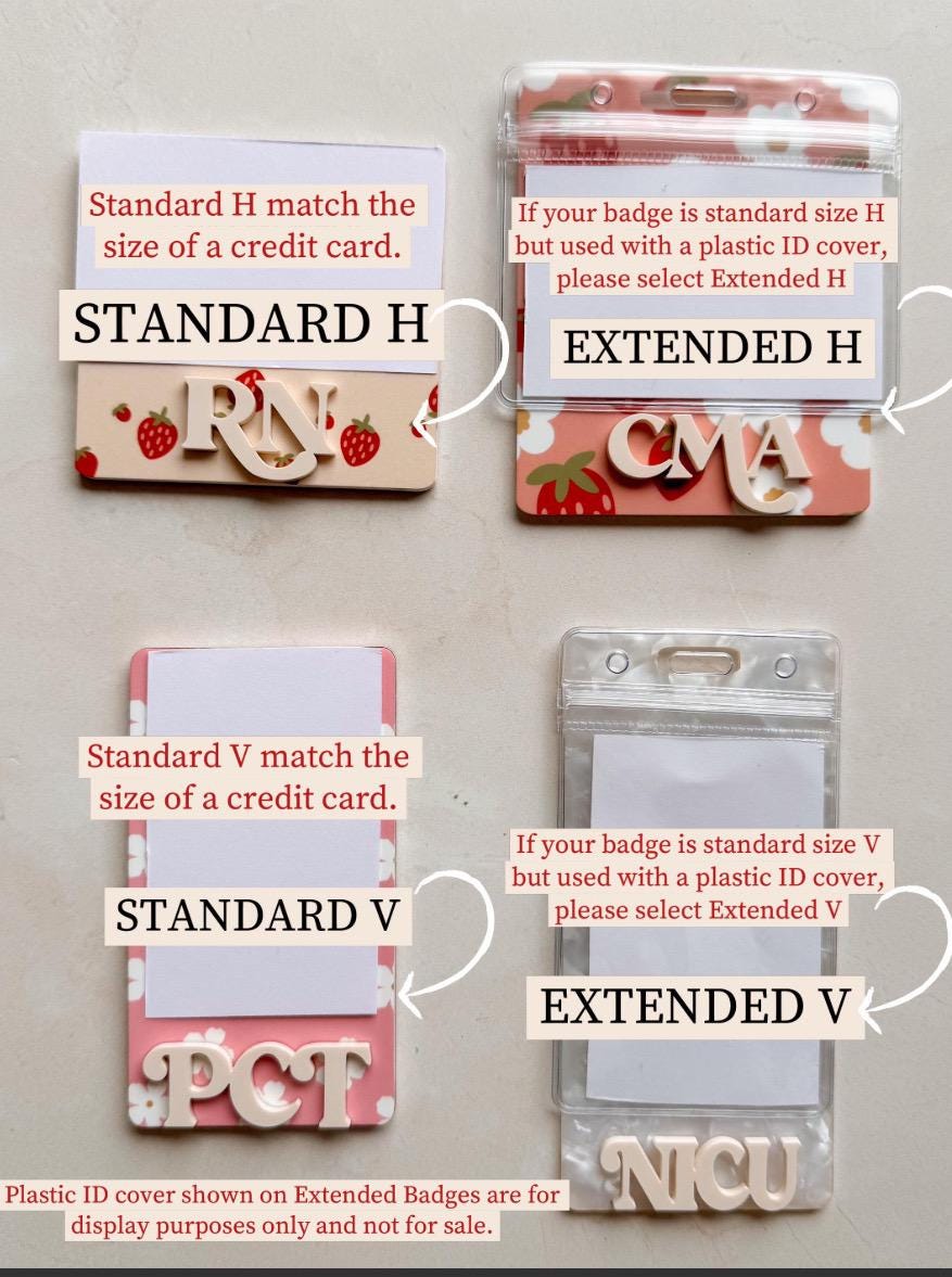 Floral Badge Buddy – Personalized by Monochromaticfinds
