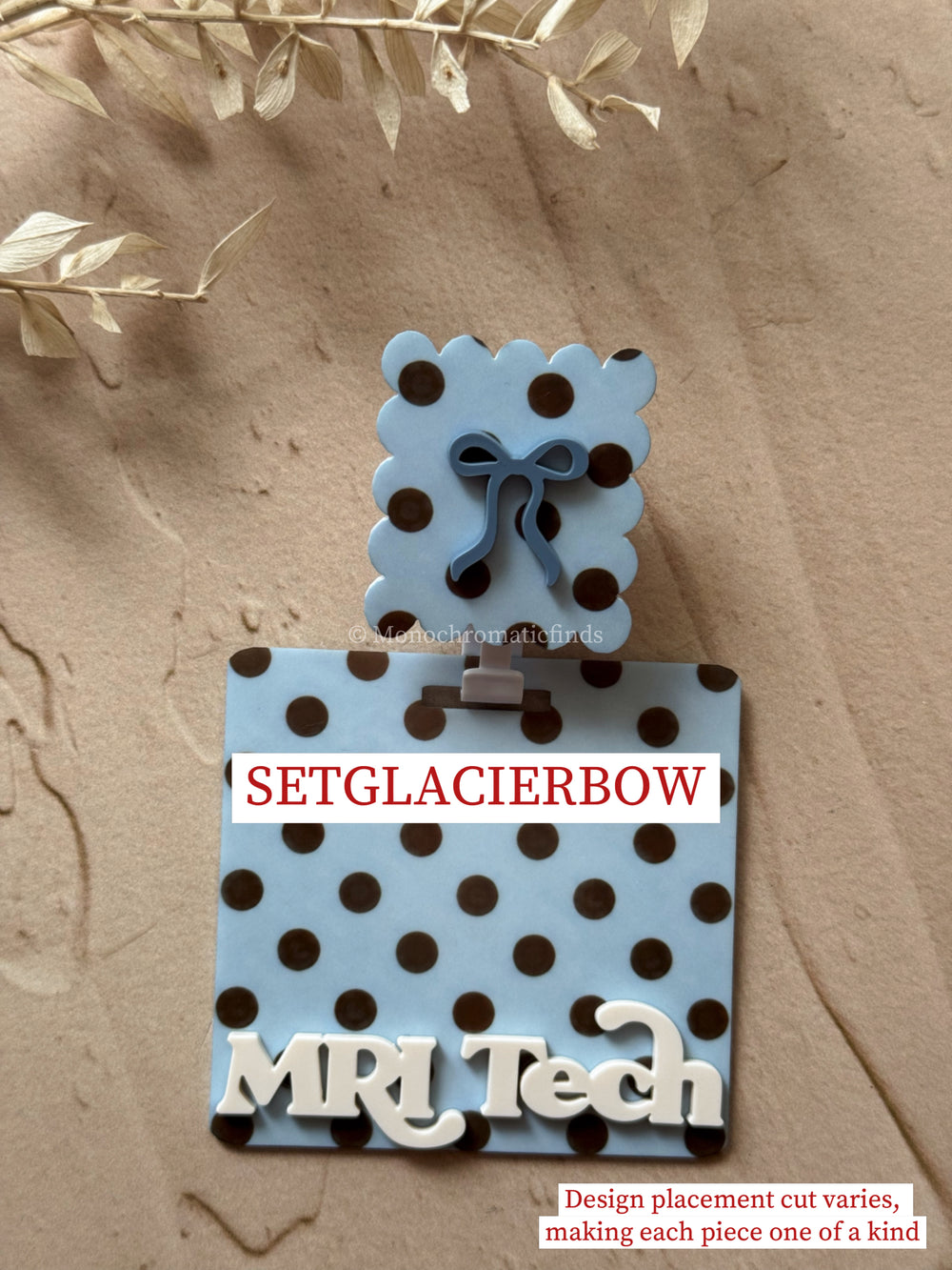 Polka dots badge reel, Polka dots badge buddy, badge set (Copy)